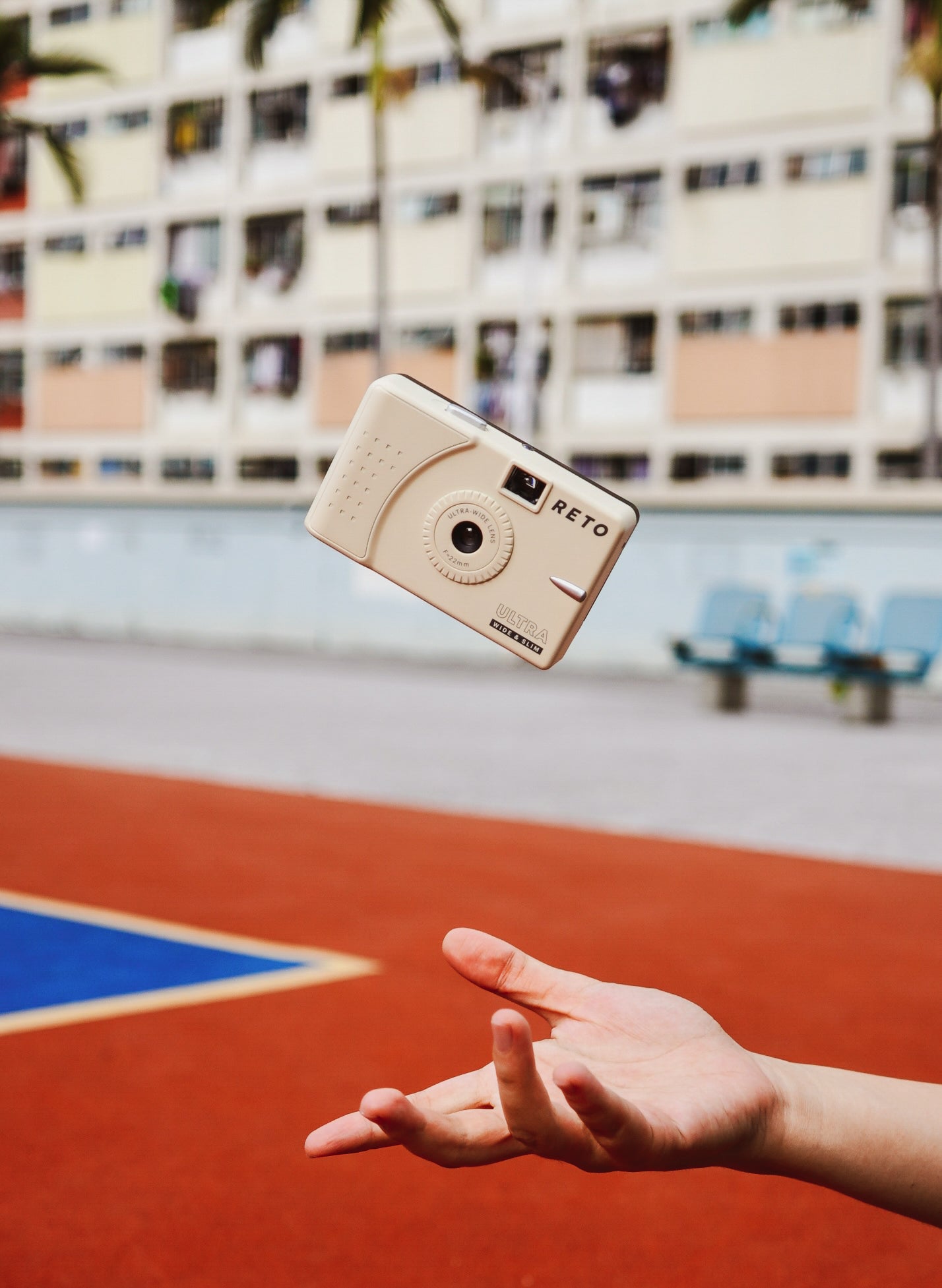 RETO Ultra Wide Slim Filmkamera Creme