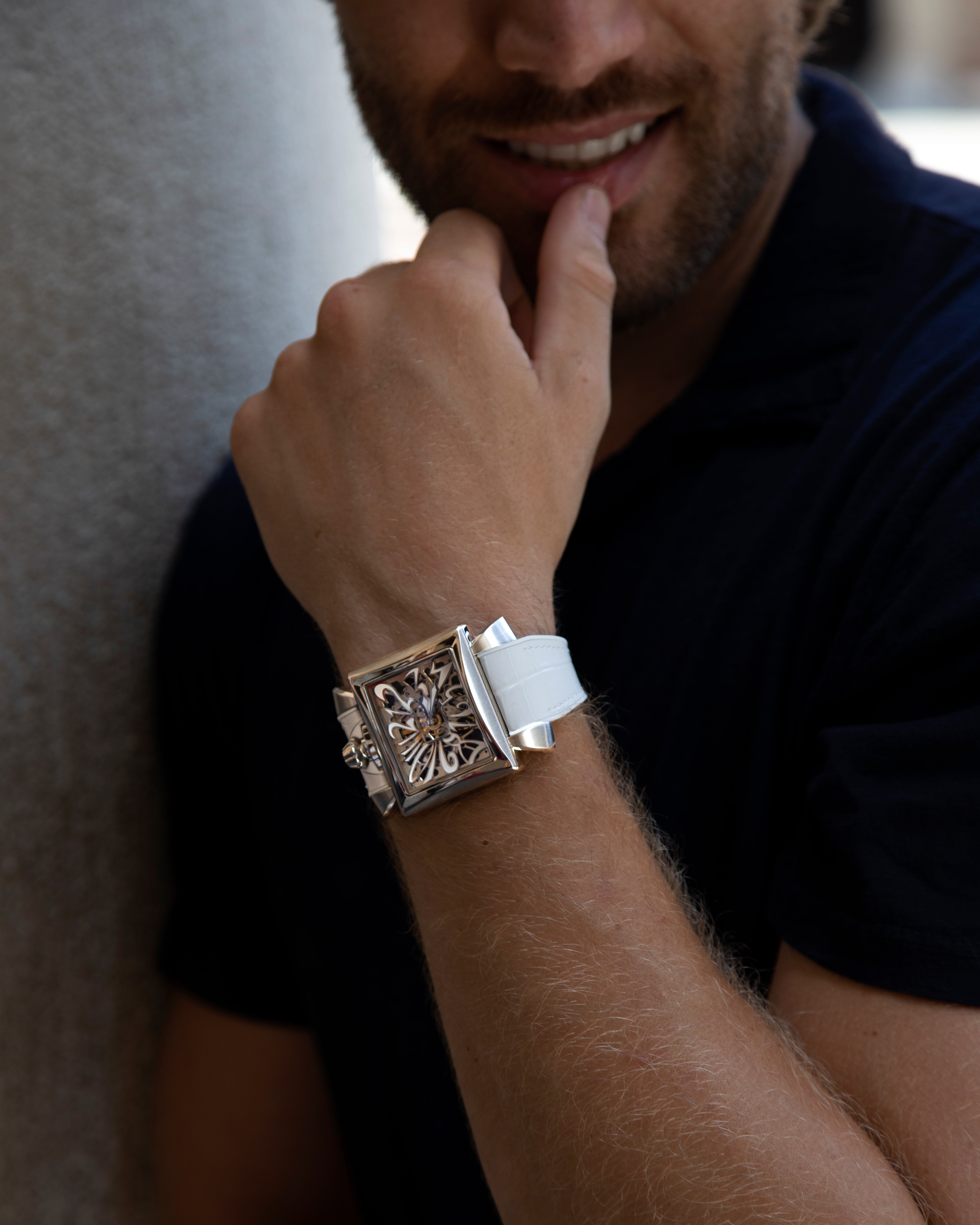 <tc>Gaga Milano</tc> NAPOLEONE - STEEL Weiß #9000NS01S0YLWH0