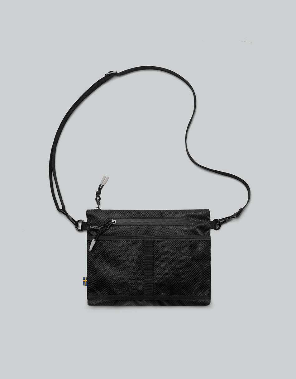 Bolso bandolera ligero Gaston Luga - Negro #LWCBBK