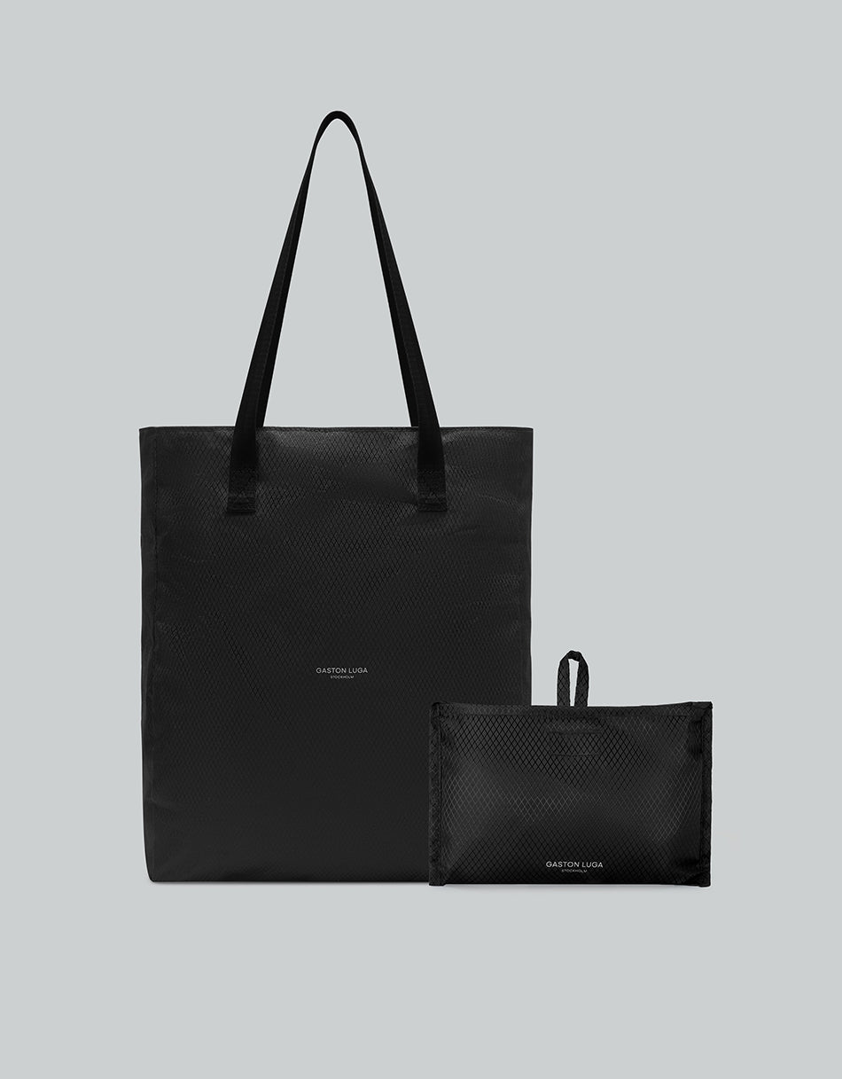 Gaston Luga Mochila Tote Ligera - Negro #LWTTBPBK