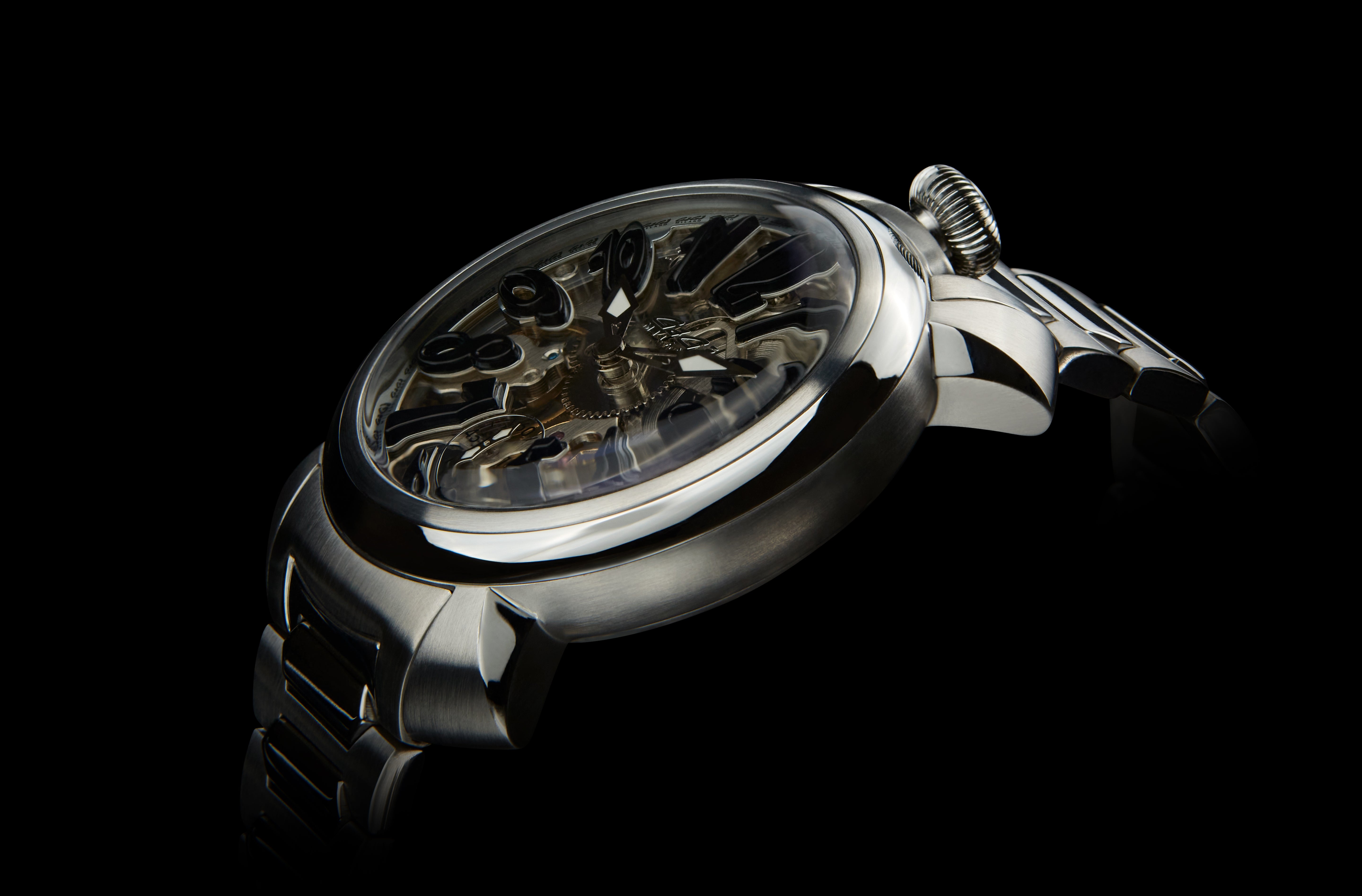 Gaga Milano MANUALE 44 ACERO #4310SK01S0STST0