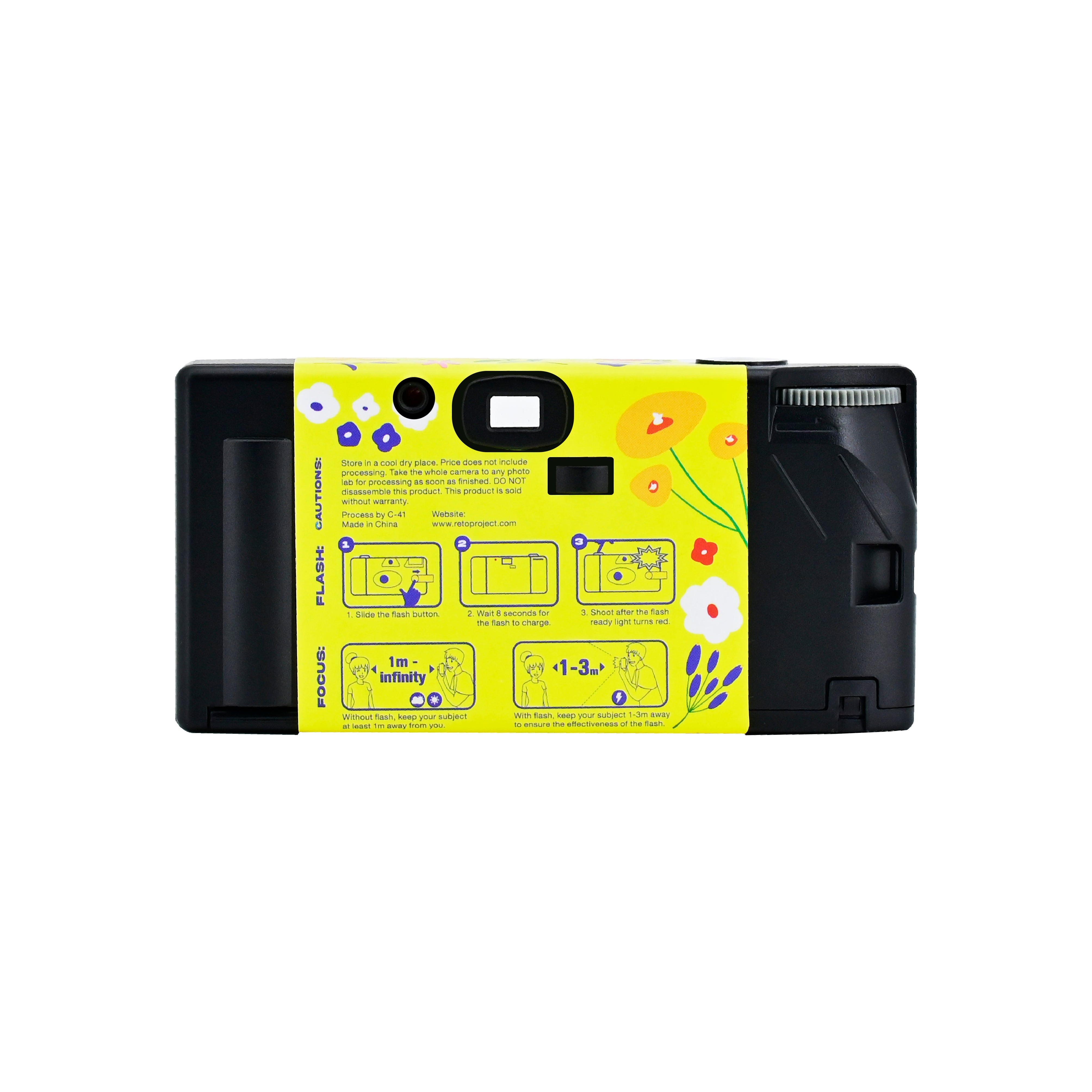 Retocolor Blossom 400 35MM Einwegkamera 27 Aufnahmen *NEU