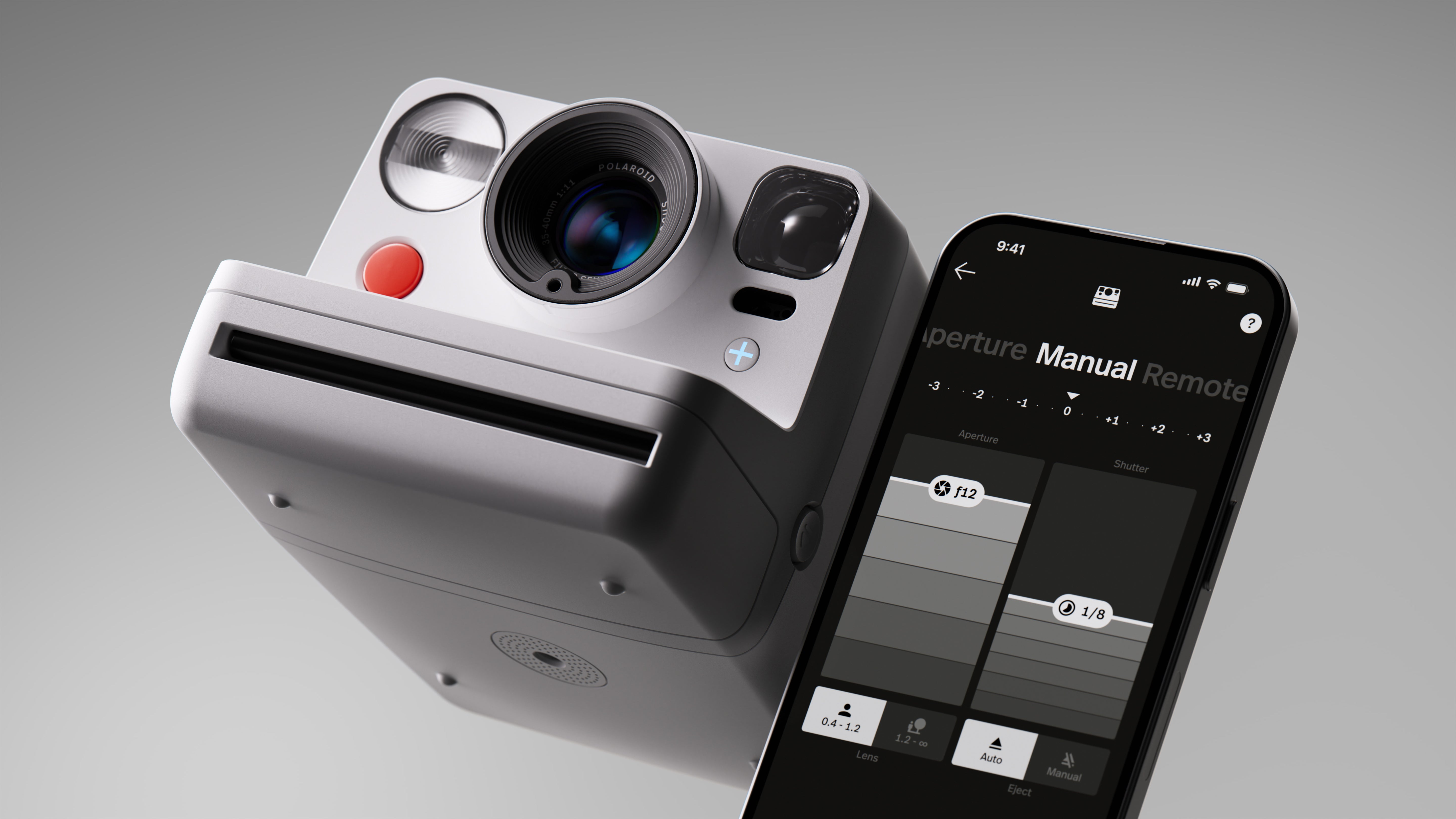 Polaroid Now+ Generation 3 Gen 3 i-Type Sofortbildkamera – Schwarz #9160