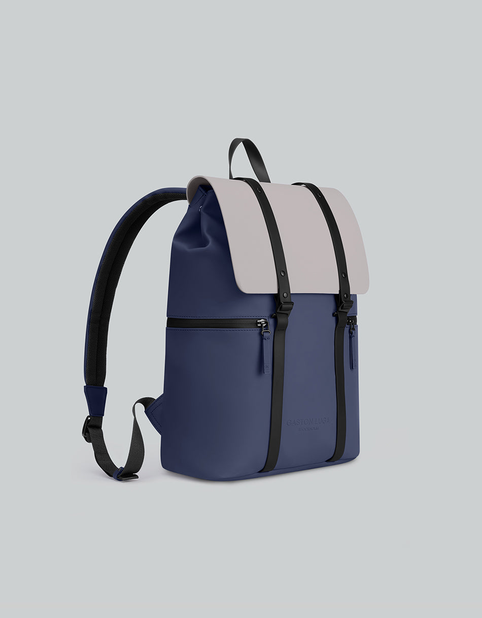 Gaston Luga Splash 2.0 - 13" Mochila - Azul Oscuro / Topo #SPBP13BT