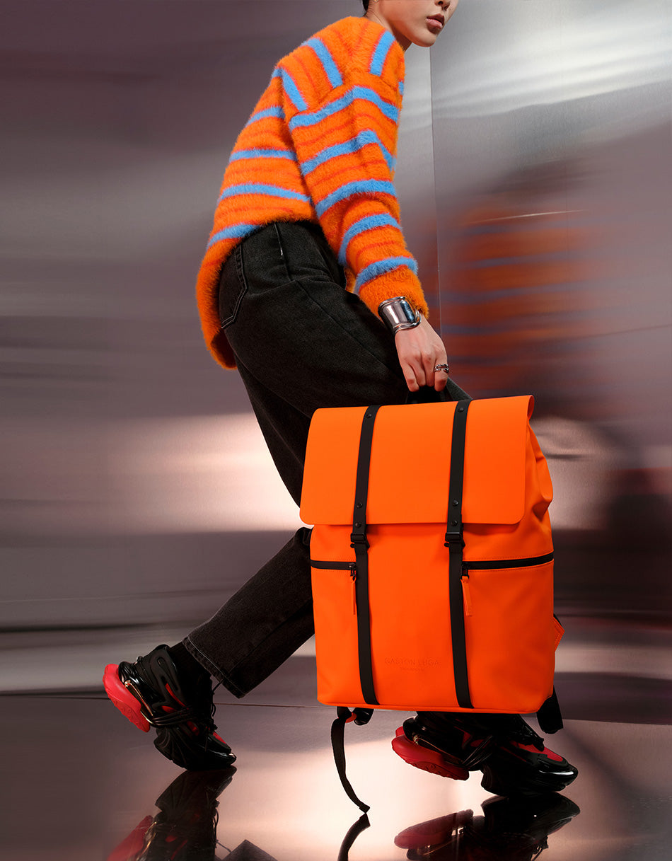 Gaston Luga Splash 2.0 - 16" Mochila - Llama Naranja #SPBP16OF