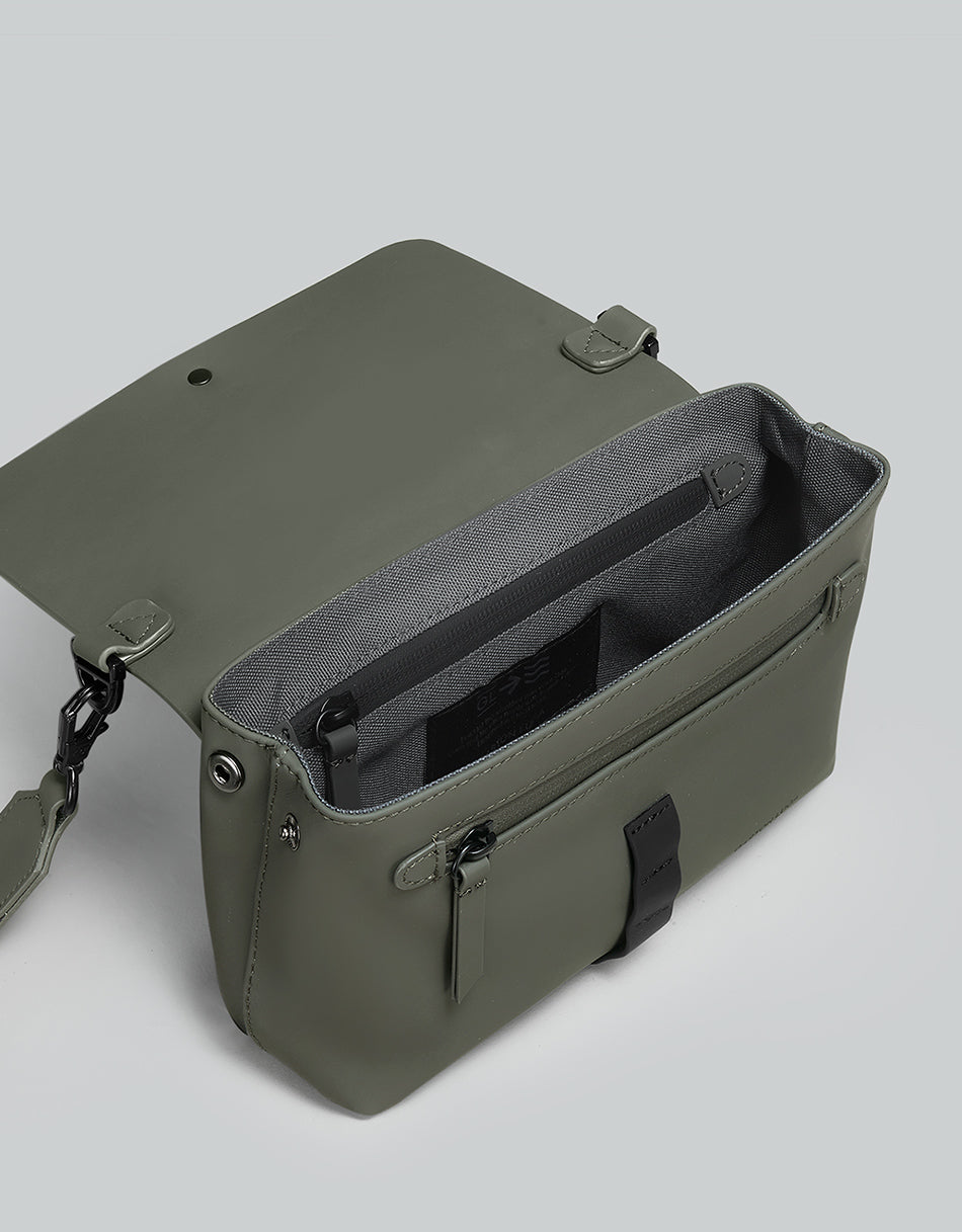 Bolso Bandolera Gaston Luga Splash - Oliva #CB102