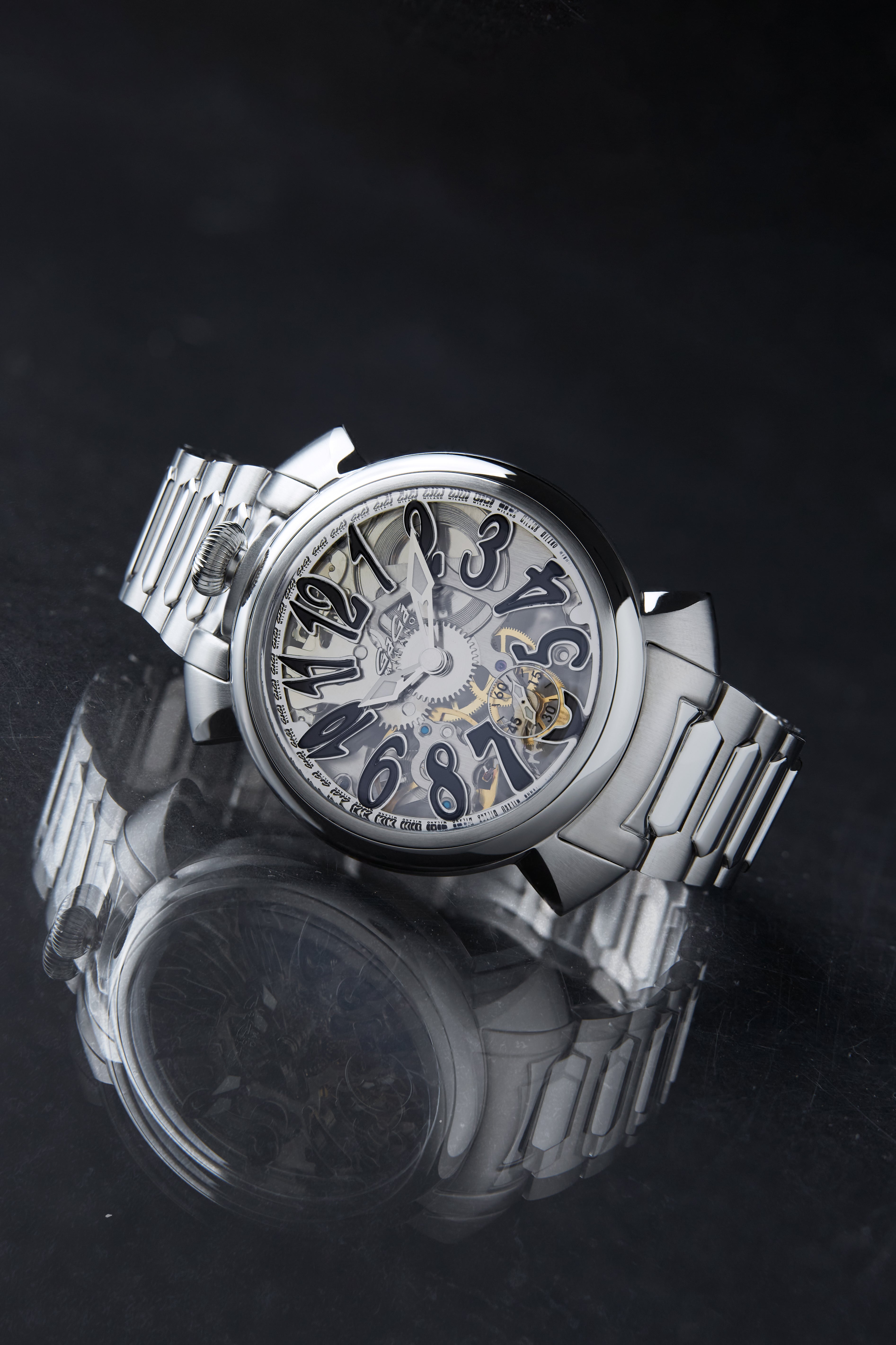 Gaga Milano MANUALE 44 ACERO #4310SK01S0STST0