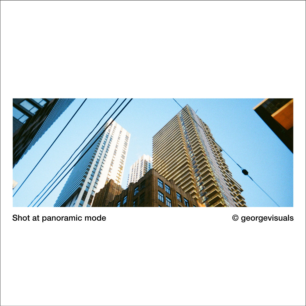 Cámara de película RETO PANO 35mm Blanco Transparente