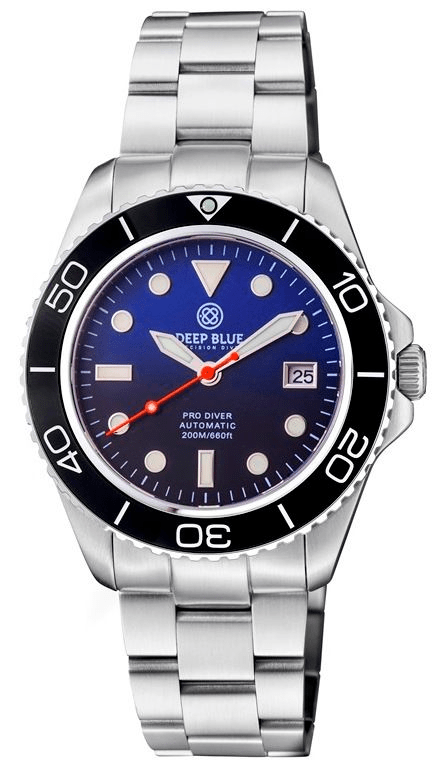 DEEPBLUE PRO DIVER 200 BRACELET GRADIENT Watch - BangOn