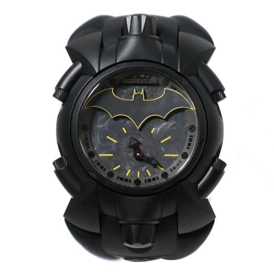 GAGA MILANO Batman watch - Double Case, Yellow Finishing - BangOn