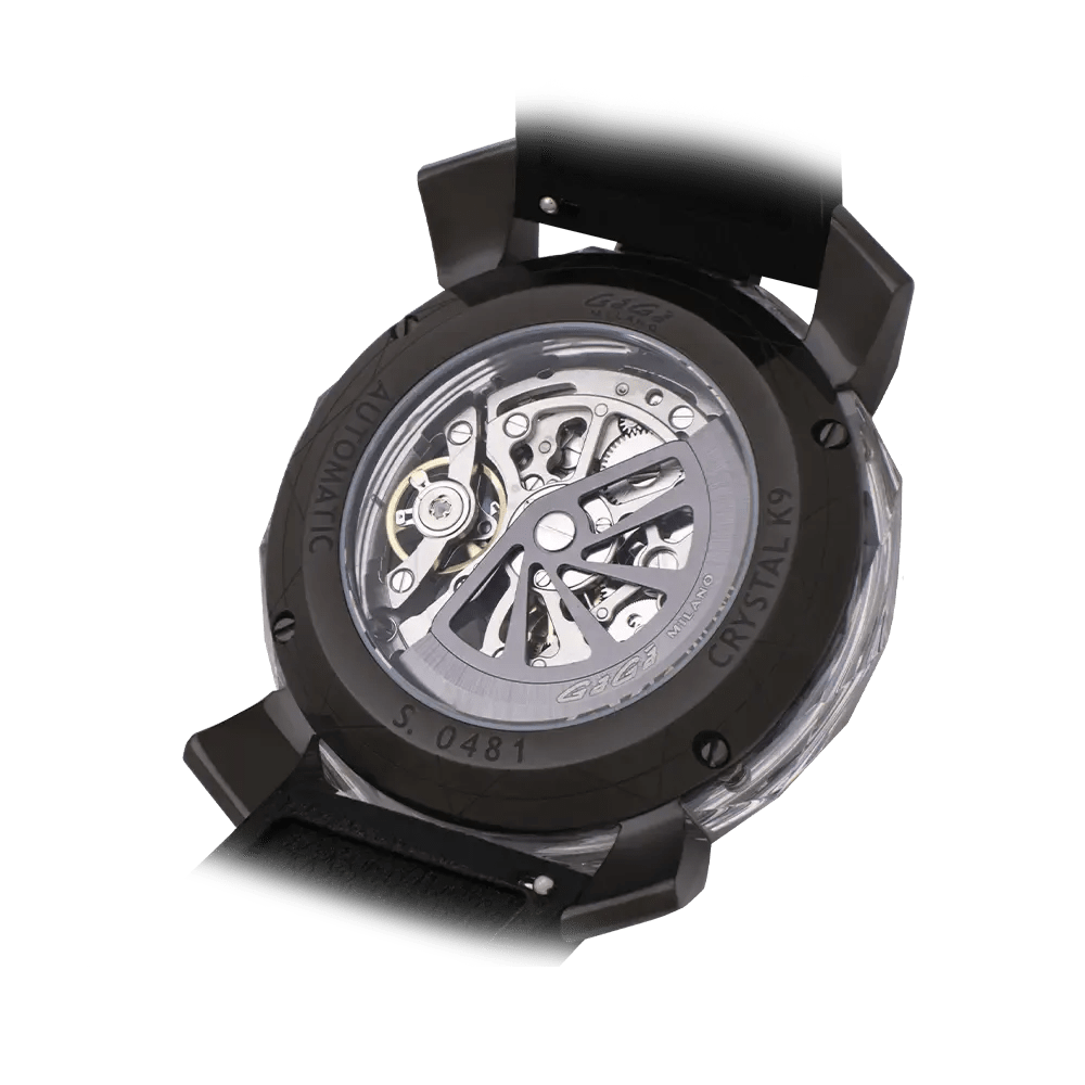 Gaga Milano Crystal 46mm Black Watch - BangOn