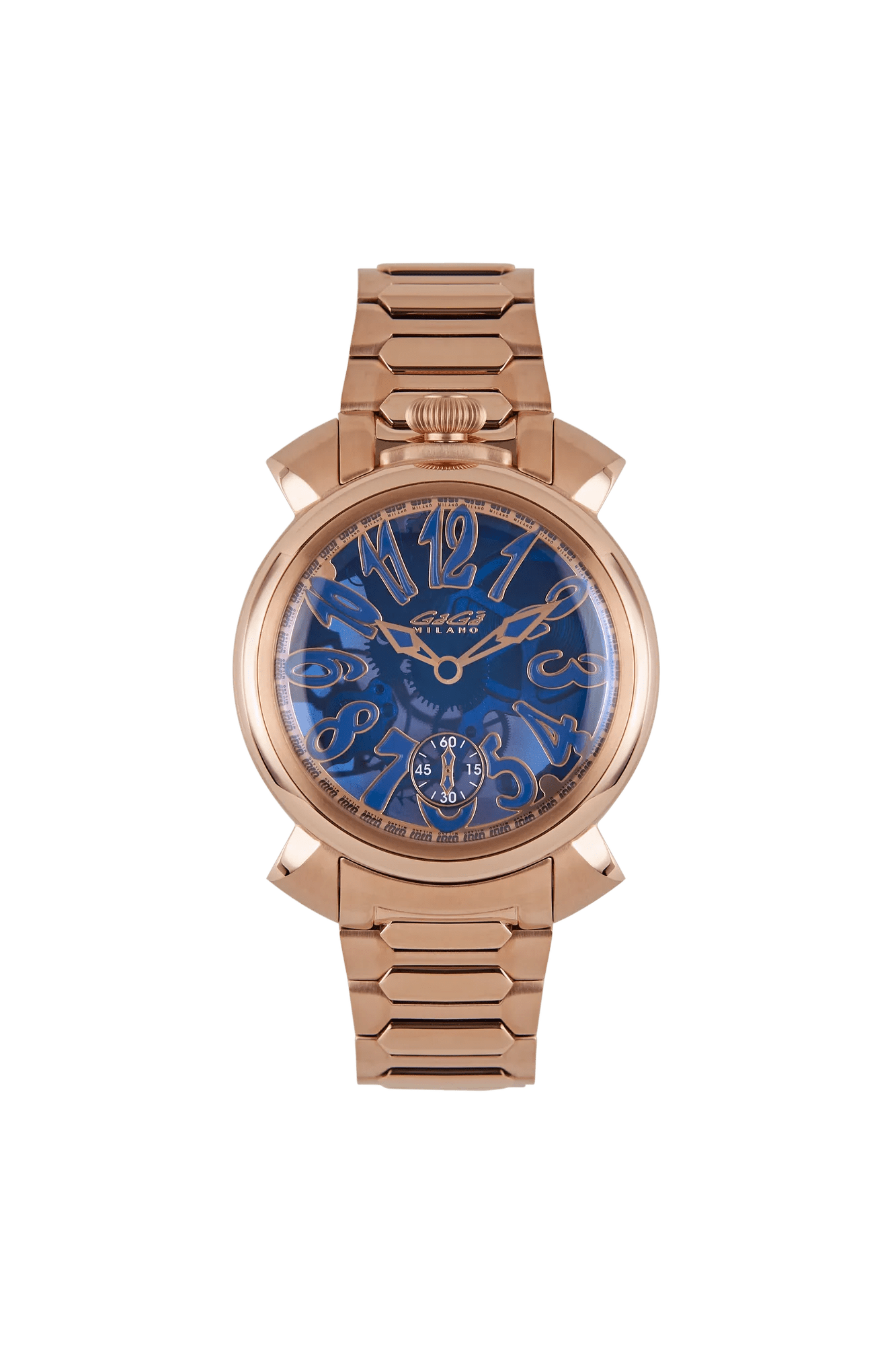 Gaga Milano MANUALE 44 ROSE GOLD Watch - BangOn