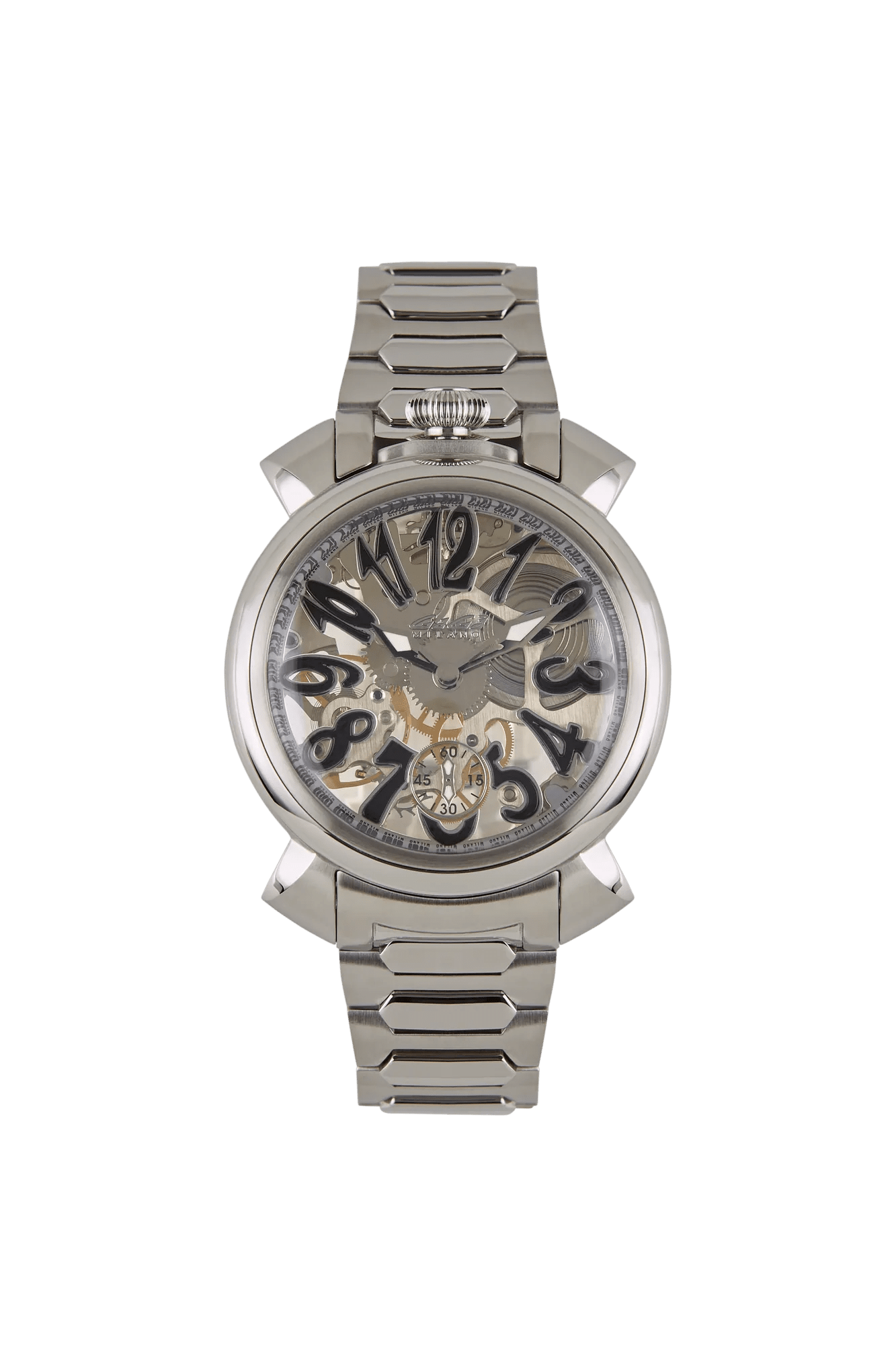 Gaga Milano MANUALE 44 STEEL Watch - BangOn