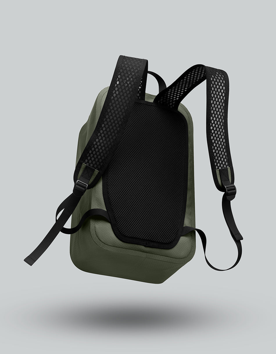 Gaston Luga Lightweight DuoSeal Backpack 14"Olive LWDSBP14OL - BangOn