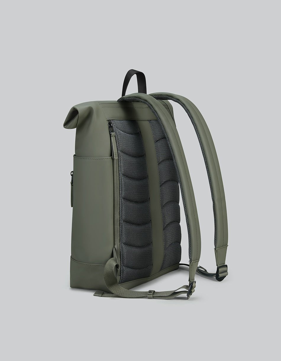 Gaston Luga Rolltop 14"/ Rullen 13'' Backpack - Olive - BangOn
