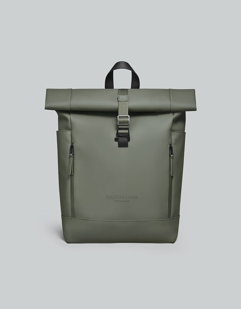 Gaston Luga Spläsh Waterproof Rolltop Backpack - Olive Green