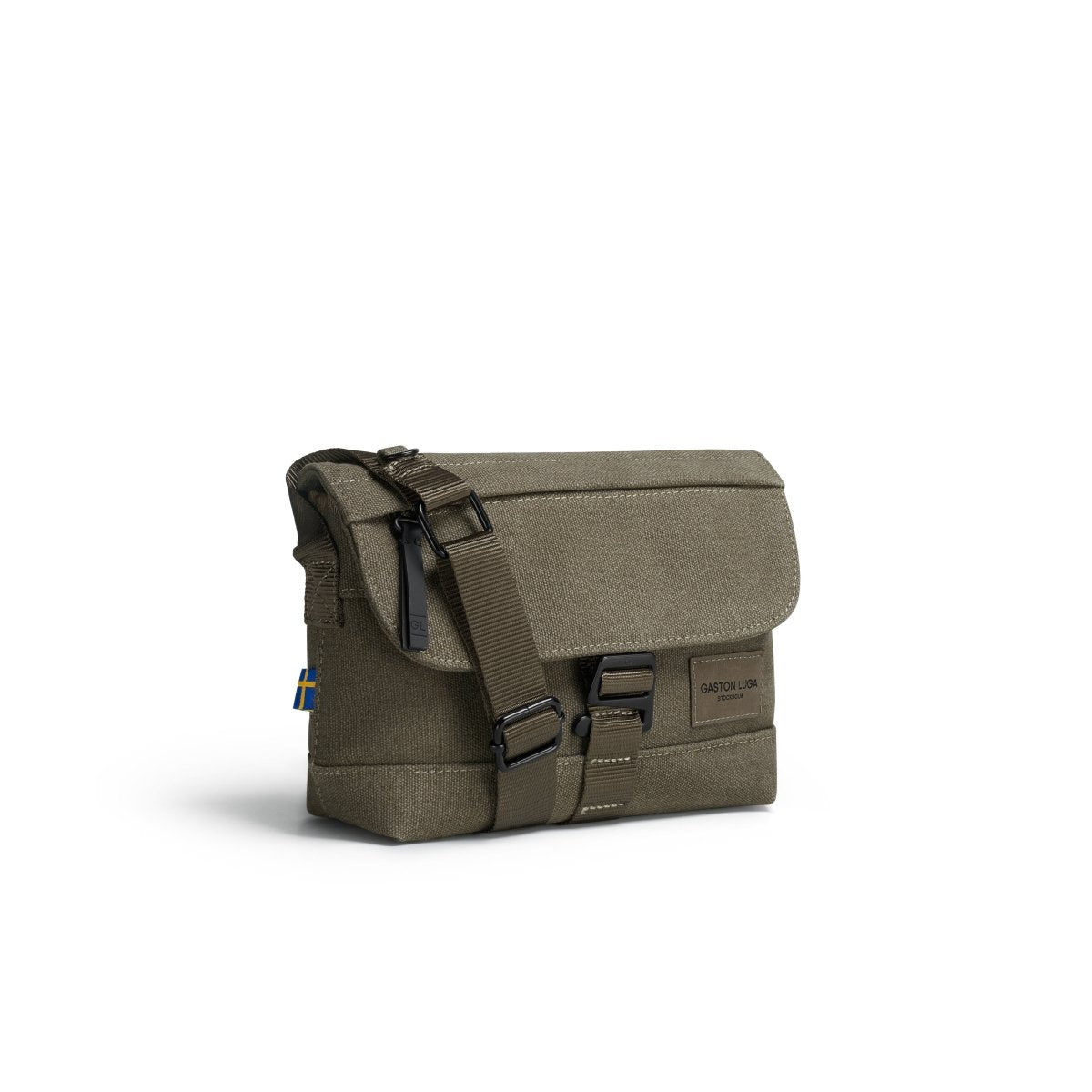 Gaston Luga Spläsh Crossbody - Weave Fern Green - BangOn