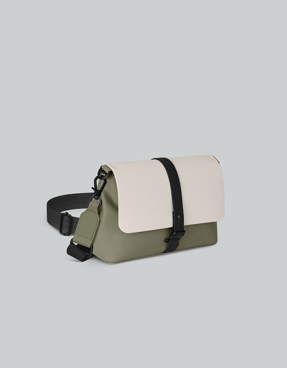 Gaston Luga Splash Crossbody Bag - Cloud Cream/ Sage SPCBSC - BangOn