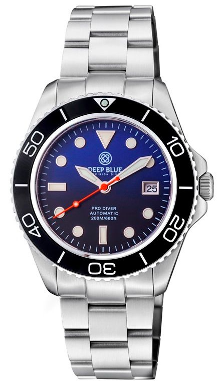 <tc>DEEPBLUE</tc> PRO DIVER 200 漸層腕錶