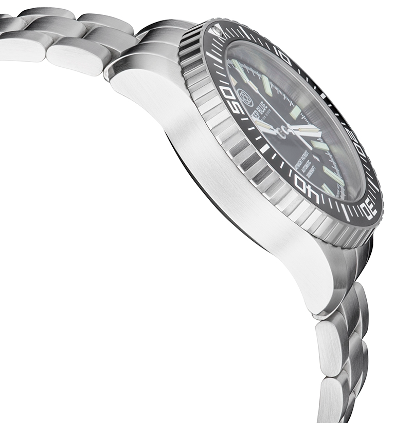 <tc>DEEPBLUE</tc> Daynight Patriot 手鍊，綠色錶盤，綠色夜光管