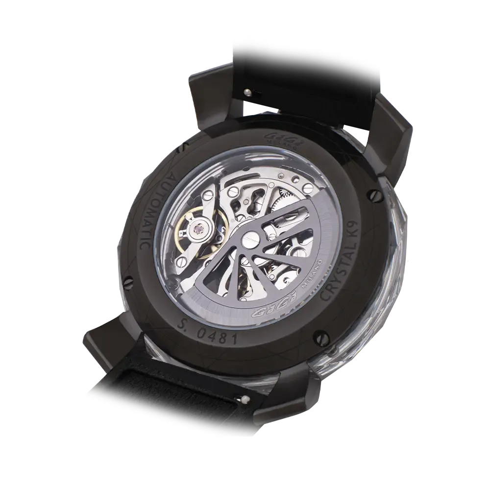 Gaga Milano Crystal 46mm Black #8063CY01UGSRBK0