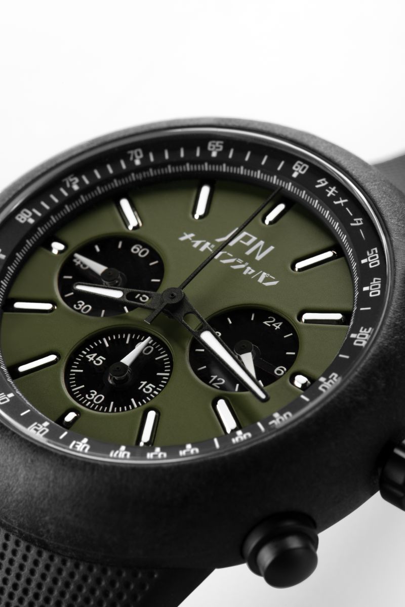 JPN 130R Colors Limited Moss Green Watch - BangOn