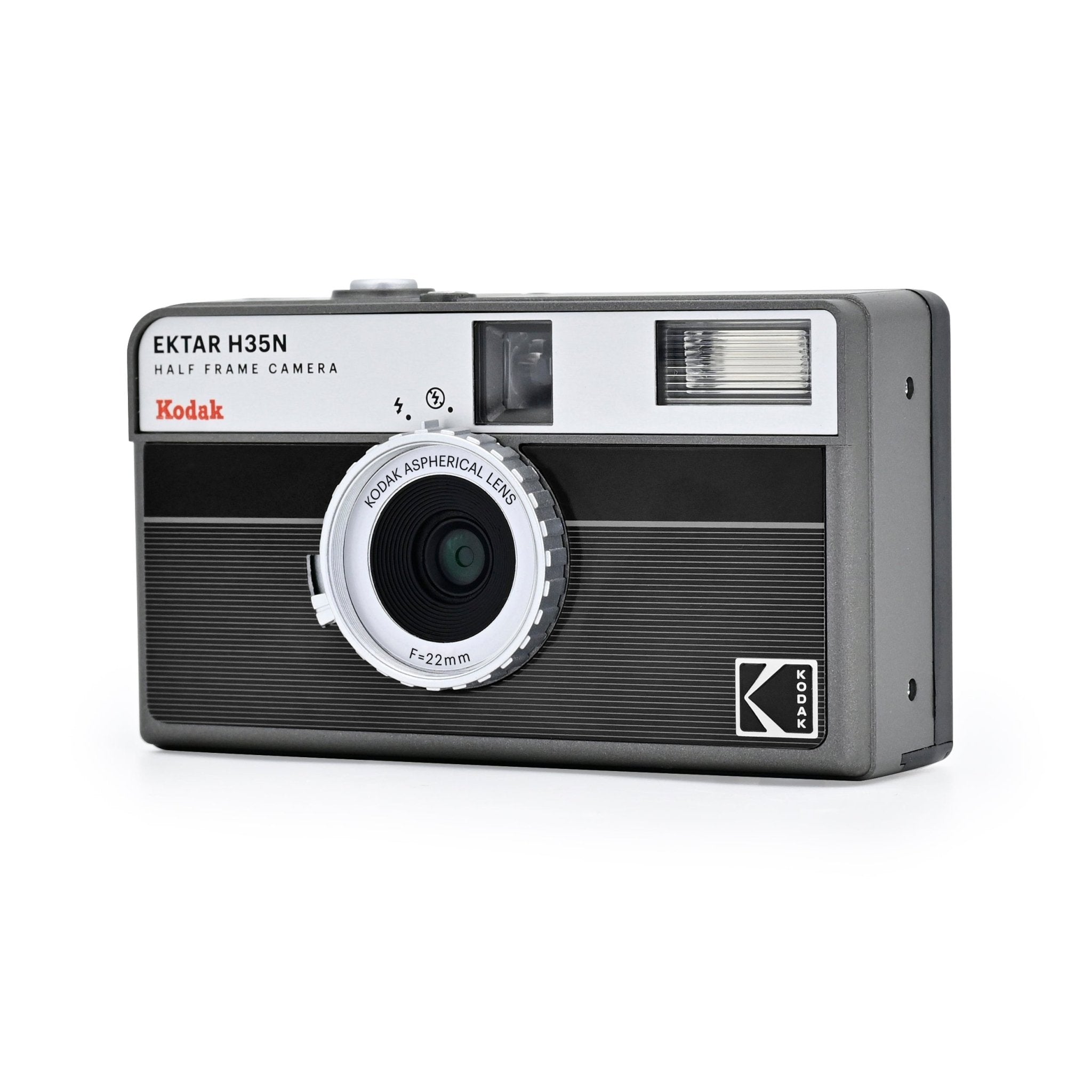 KODAK EKTAR H35N Half Frame Film Camera Striped Black + Kodak Ultramax - BangOn