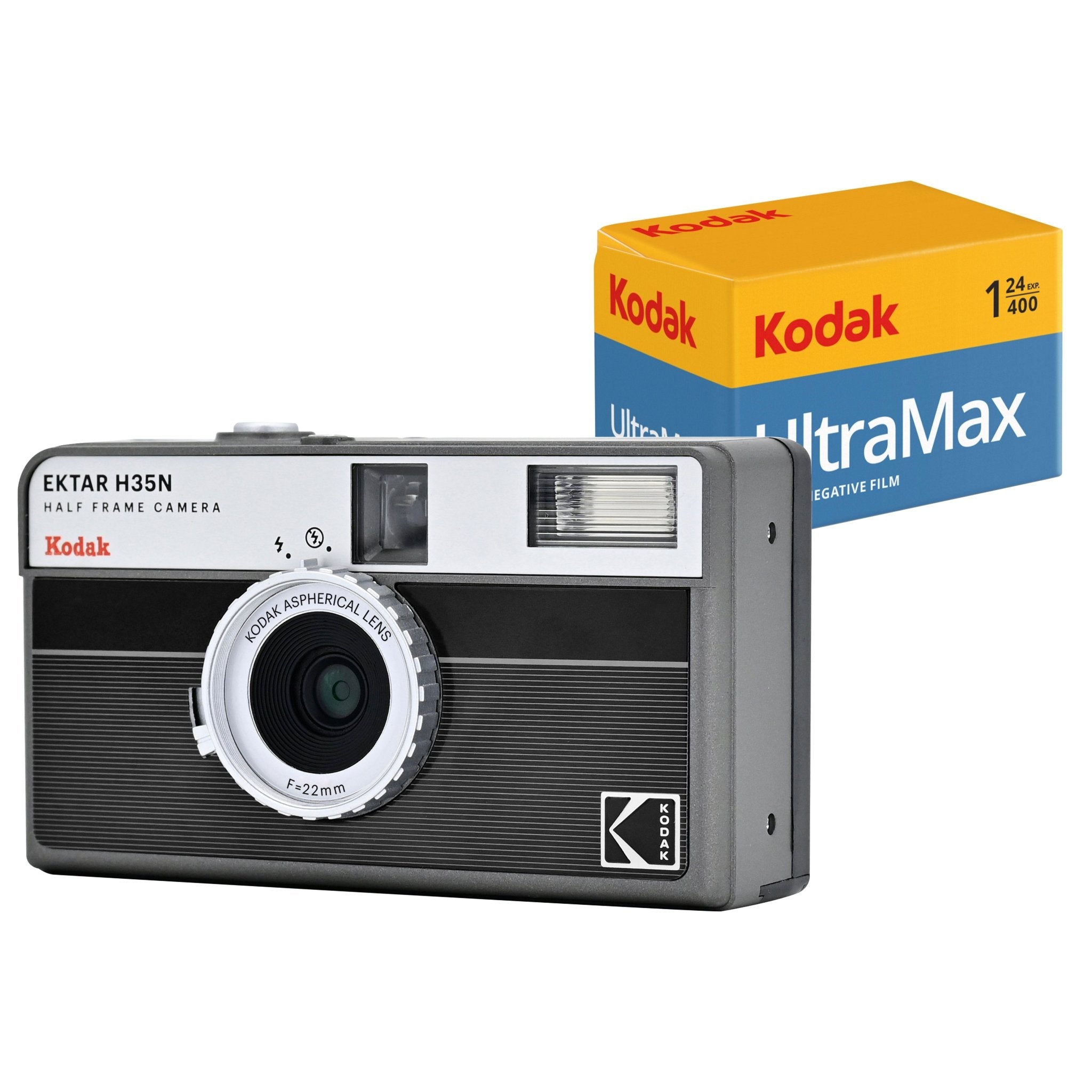 Kodak Ektar H35N ハーフフレーム フィルム カメラ ブラック| Bang On