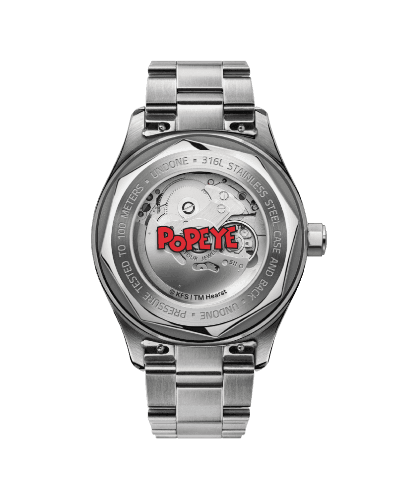 UNDONE X POPEYE Blacksand Automatic #COL-POP-SLM-BLACK