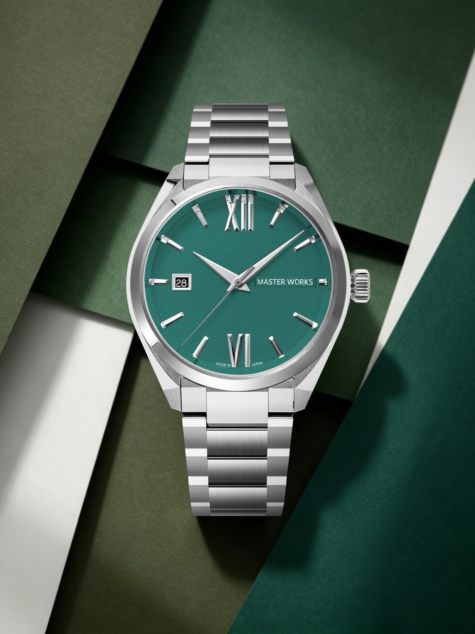 Master Works MW31 Automatic Watch - Horizon Green - BangOn