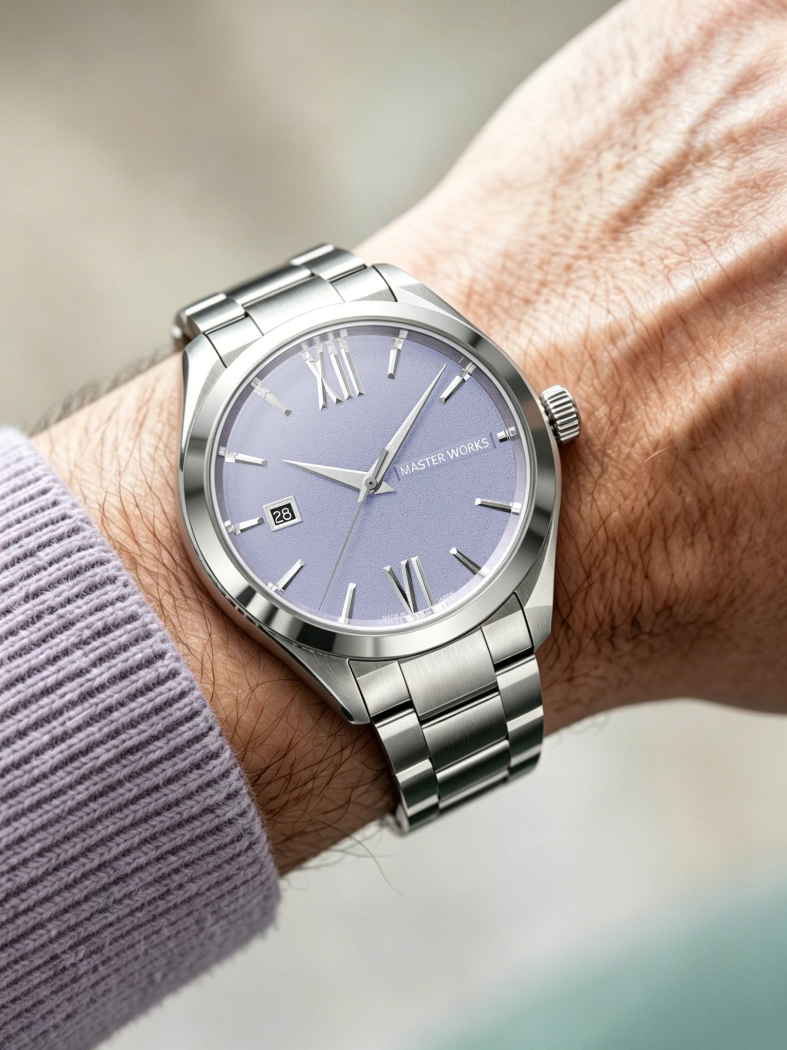 Master Works MW31 Automatic Watch - Noble Wisteria - BangOn