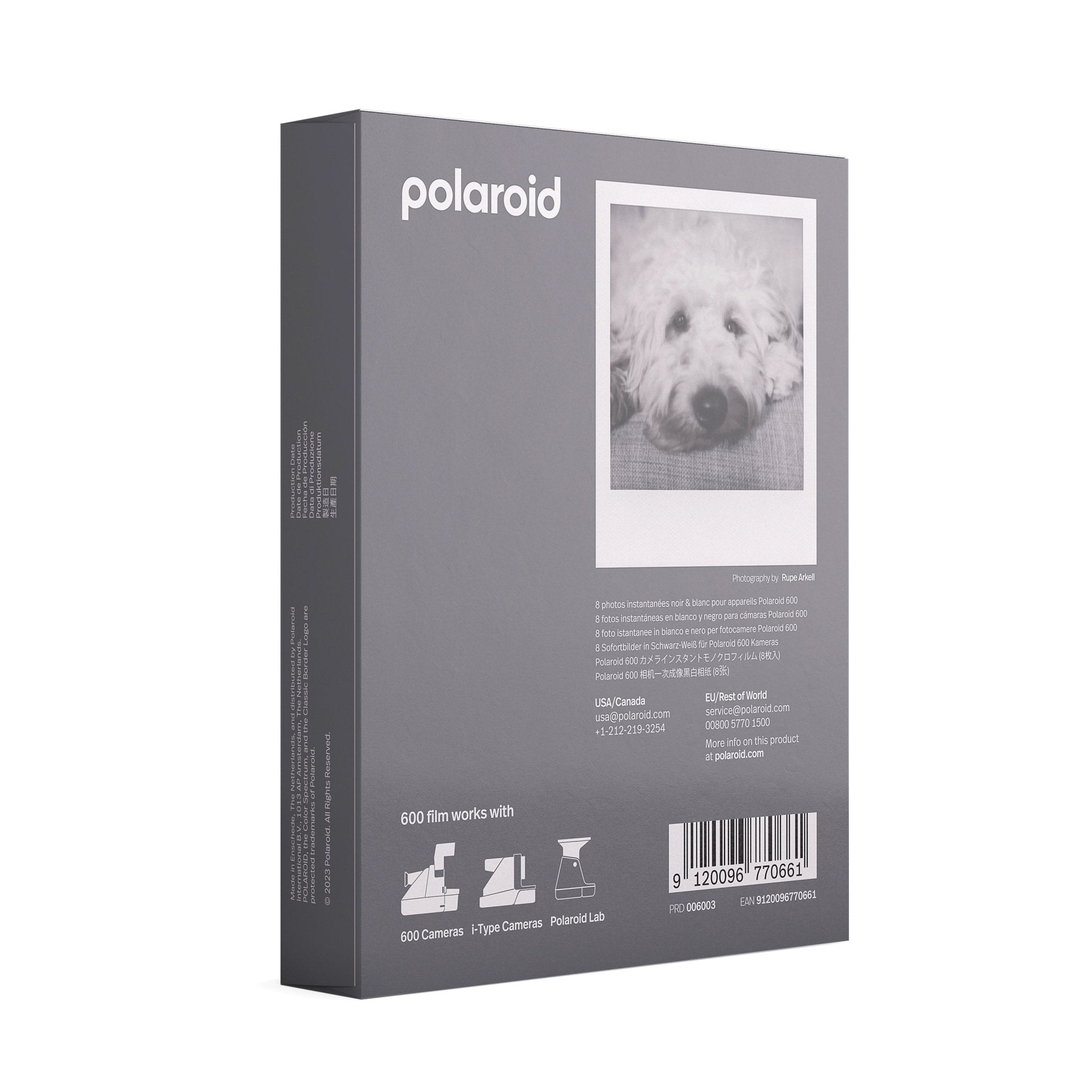 Polaroid B&W Film for 600 Instant Photo Camera Film - BangOn