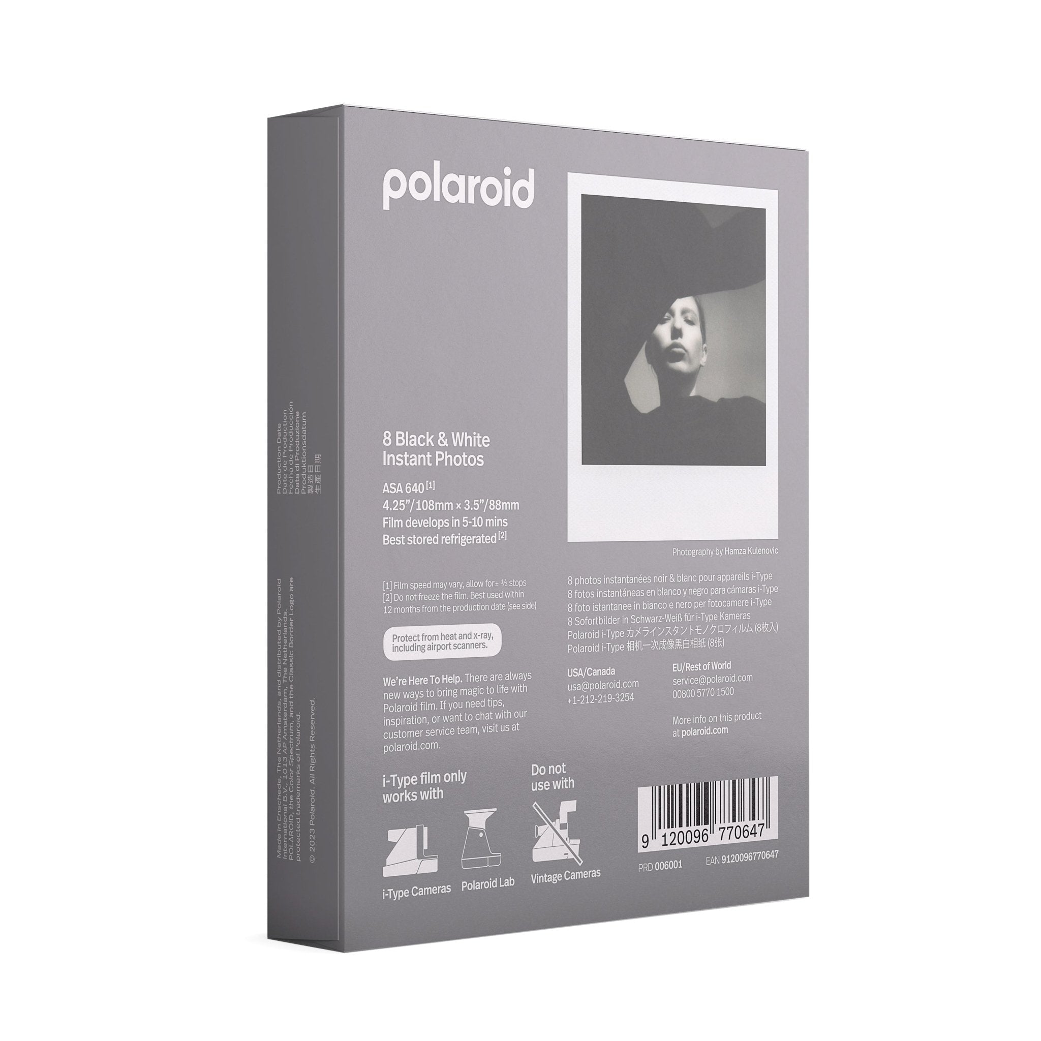 Polaroid B&W Film for I-TYPE Instant Camera - BangOn