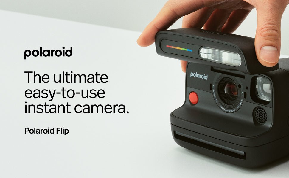 Polaroid Flip Instant Camera Black - BangOn