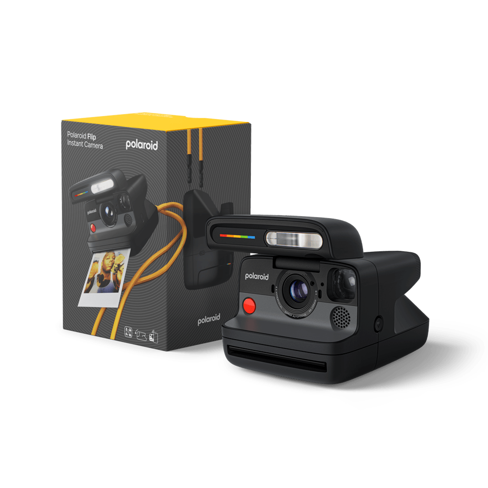 Polaroid Flip Instant Camera Black - BangOn