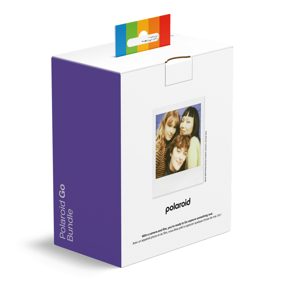Polaroid Go Gen 3 Purple + Color Film Bundle (8 Photos) - BangOn