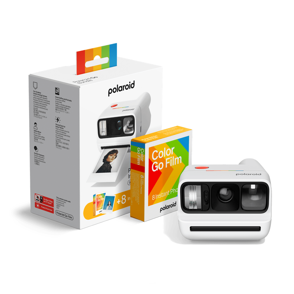 Polaroid Go Gen 3 White + Color Film Bundle (8Photos) - BangOn