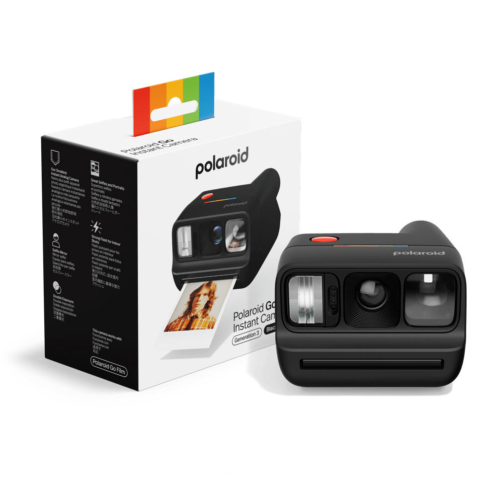 Polaroid Go Instant Camera Generation 3 - Black - BangOn