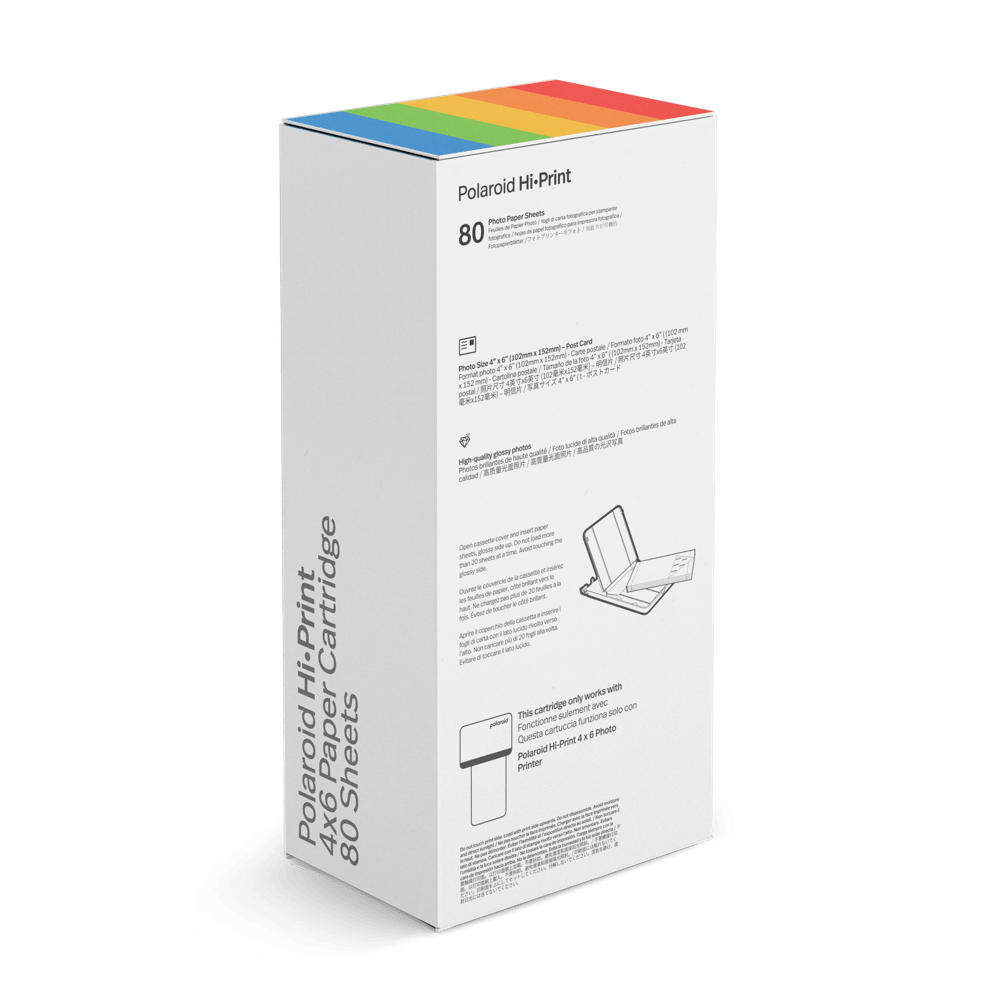 Polaroid Hi·Print 4x6 Paper Cartridge - 80 Sheets - BangOn