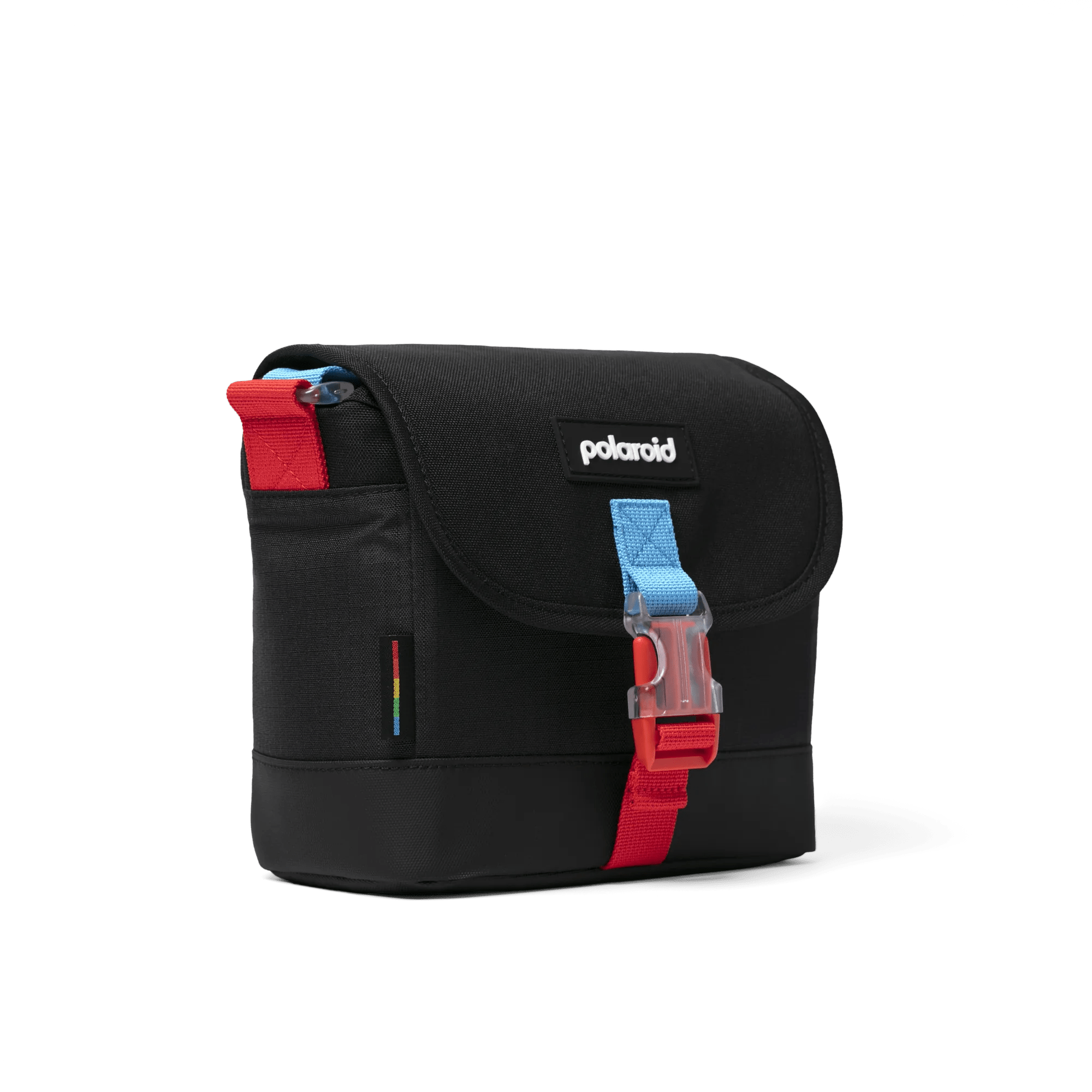 Polaroid Instant Camera Box Bag - Multi Red Blue Adjustable Strap - BangOn