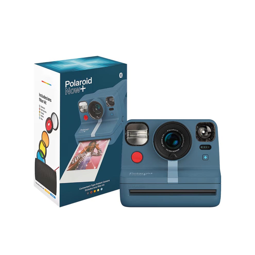Polaroid Now+ Blue Gray Instant Photo Camera - BangOn