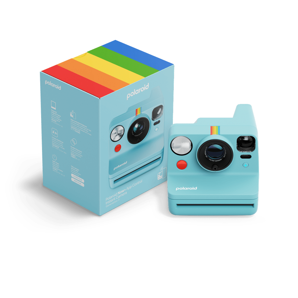 Polaroid Now+ Generation 3 Gen 3 i - Type Instant Camera – Arctic Blue 9163 - BangOn