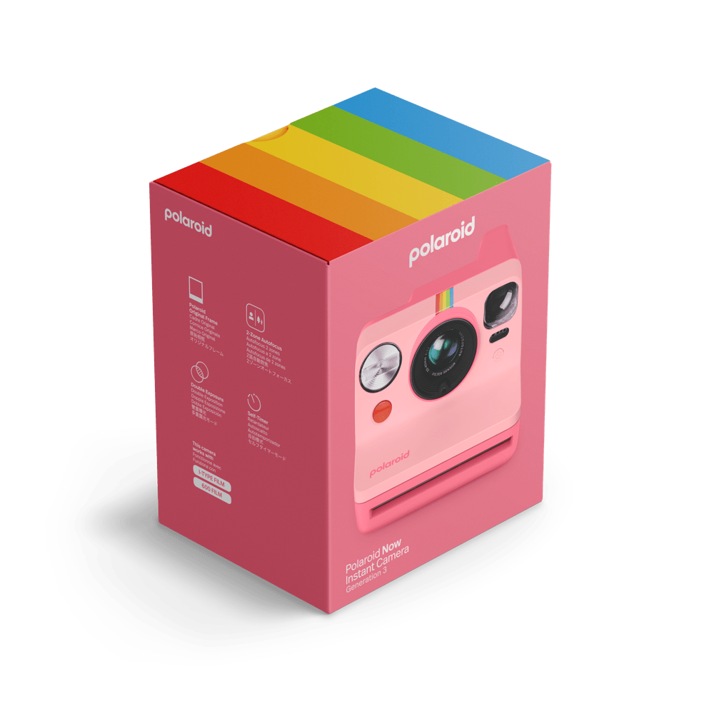 Polaroid Now Instant Camera Generation 3 –PINK 009197 - BangOn