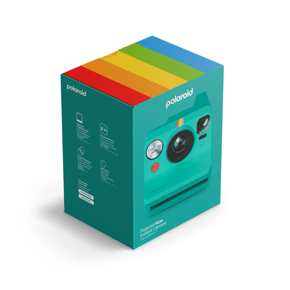 Polaroid Now Instant Camera Generation 3 –TEAL 009198 - BangOn