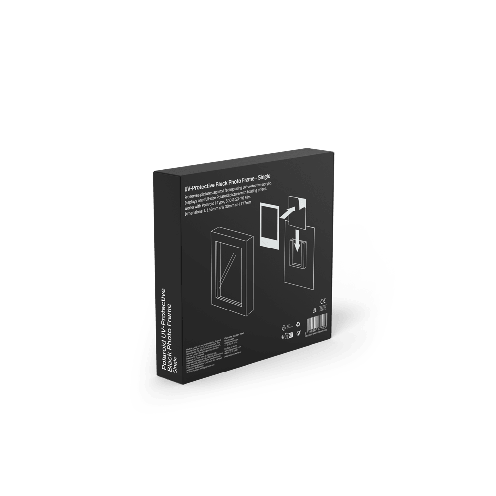 Polaroid Studio Single Photo Frame - Black - BangOn