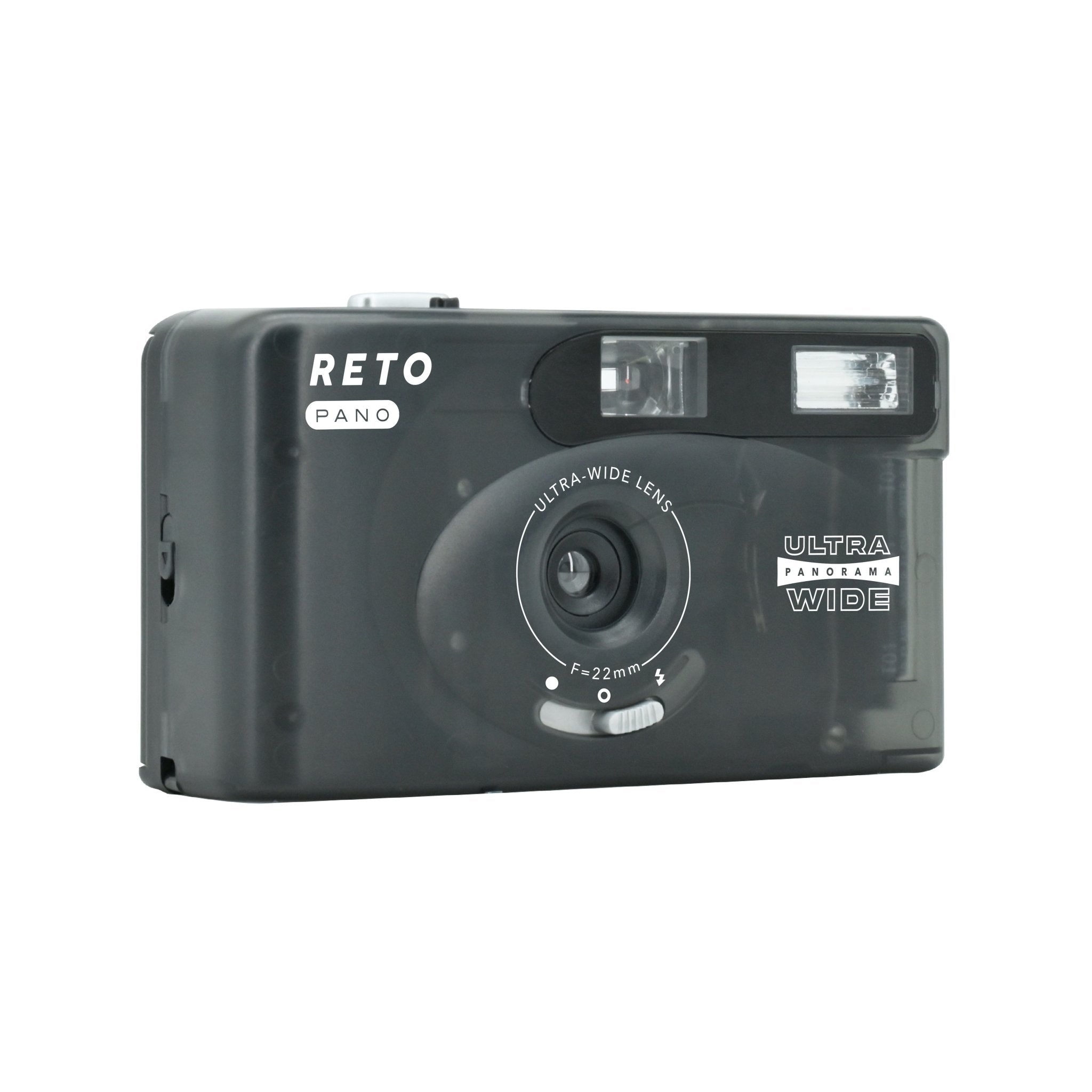 RETO PANO 35mm Film Camera Sheer Black - BangOn