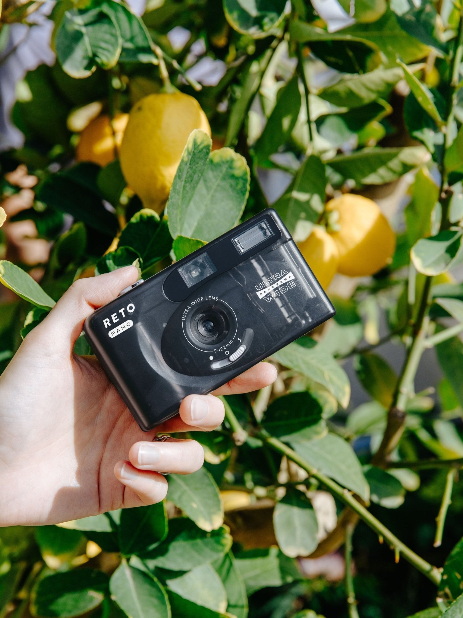 RETO PANO 35mm Film Camera Sheer Black - BangOn