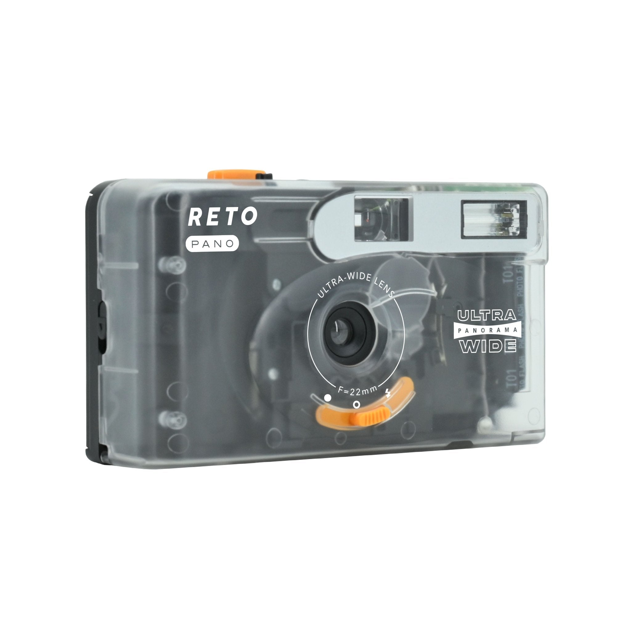 RETO PANO 35mm Film Camera Sheer White - BangOn