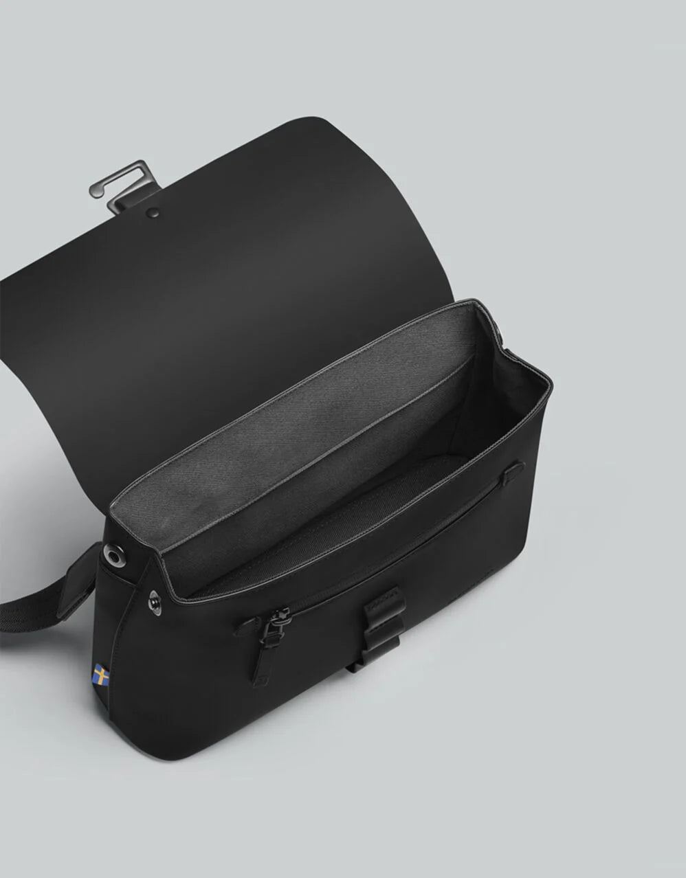 Gaston Luga Spläsh Crossbody Medium - Black