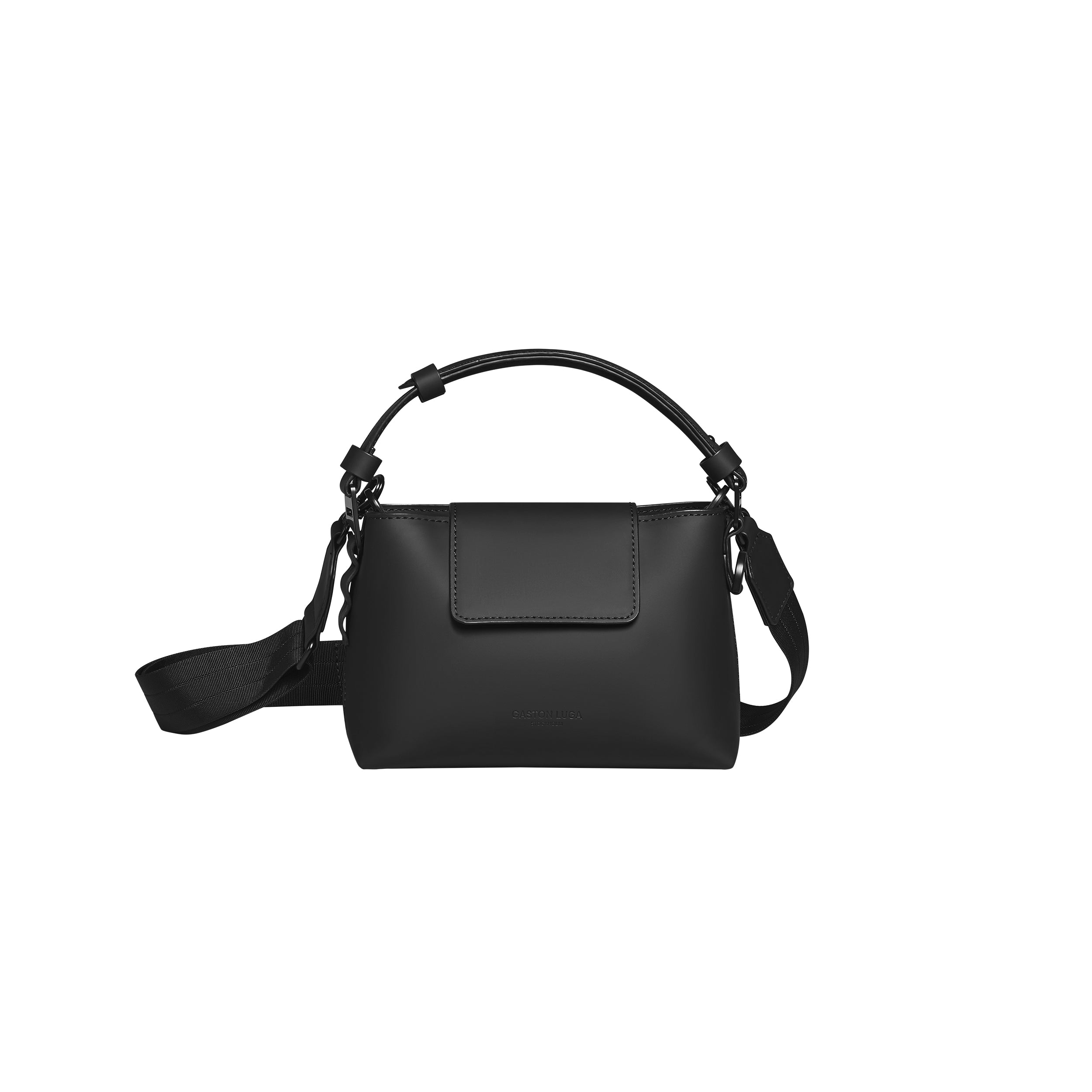 Gaston Luga Splashini Crossbody Bag - Black #CB200